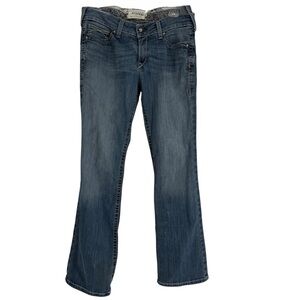 Women’s Dark Blue Flared Jeans - Unbranded